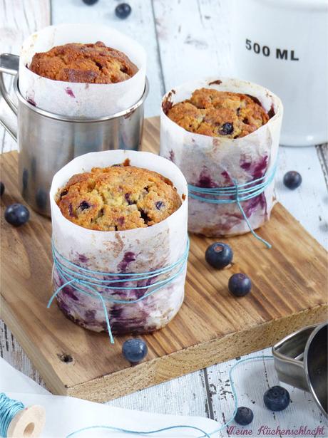 Blueberry-Corn Muffins / Reklame