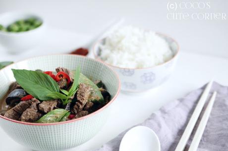 Panang Curry mit Rindfleisch - eine kleine kulinarische Reise nach Tailand