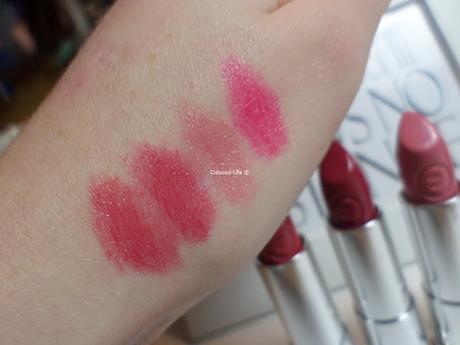 Essence Sheer & Shine Lipsticks Tragebilder & Review ♥