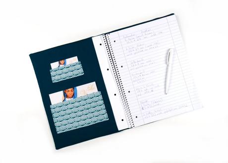DIY Collegeblock Hülle nähen selbst machen Freebook Anleitung kostenlos Schnittmuster diymode 4