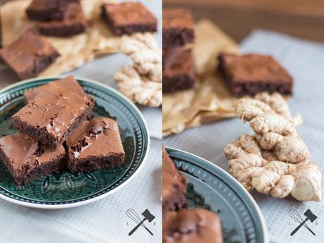[Family Sunday] Schokoladen Ingwer Brownies