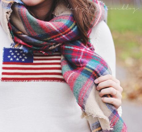 {Outfit} American Flag Sweater