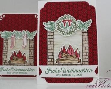 Weihnachten am Kamin