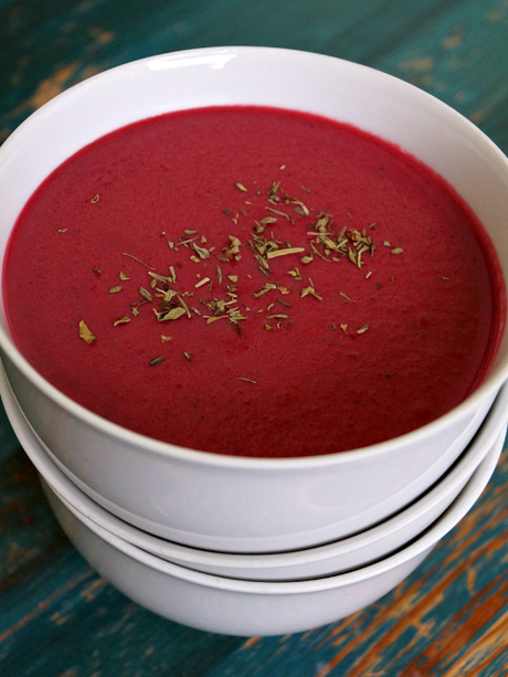 [vegan] Rote Beete-Kokos Suppe
