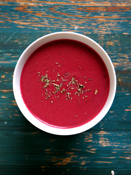 [vegan] Rote Beete-Kokos Suppe