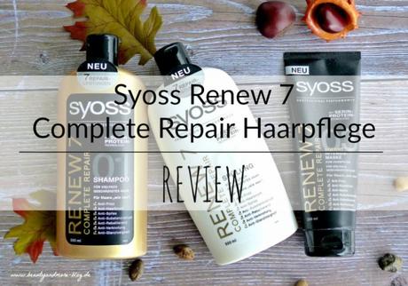 Syoss Renew 7 Complete Repair Haarpflege - Review