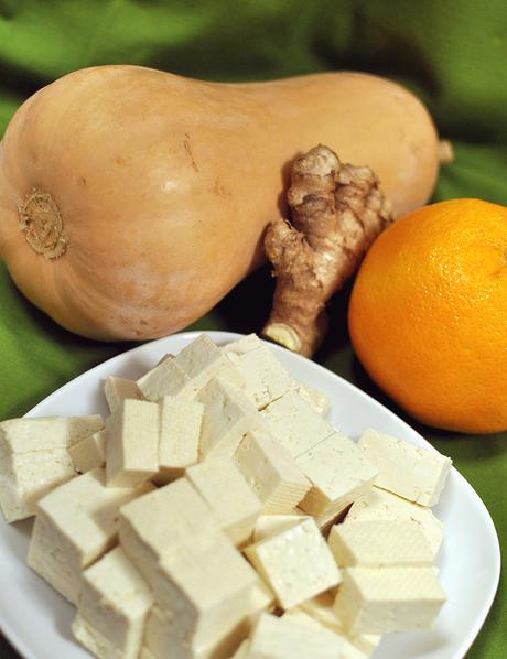 Butternut Orangen Tofu zu Reis | Schwatz Katz