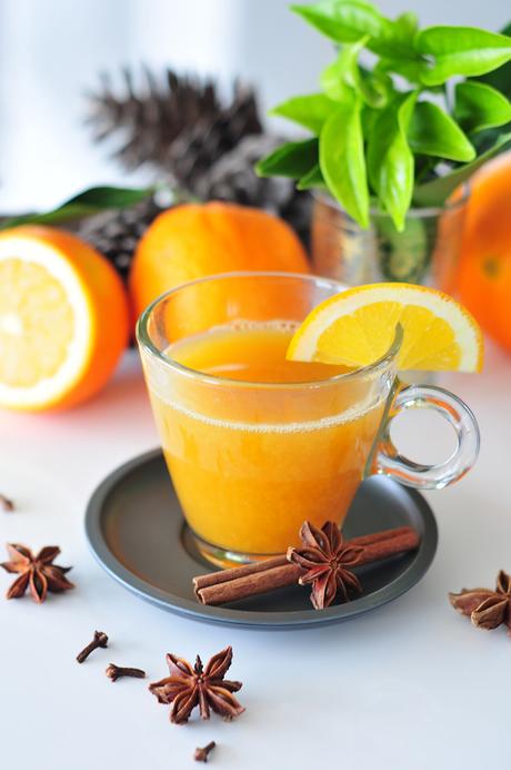 Zuckerfreier Mandarinen-Punsch & Apfel-Orangen-Punsch mit Zimt und Nelken