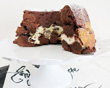 Brownie-Cheesecake Gugelhupf