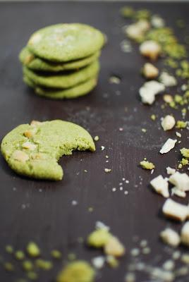 {Food} Matchadamia-Cookies