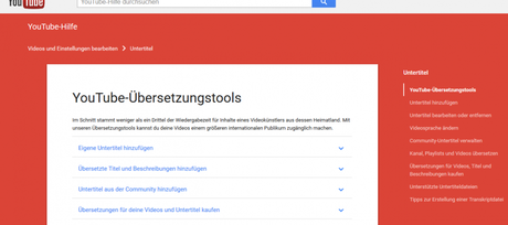 Youtube: Neue Übersetzungstools für internationale Fans