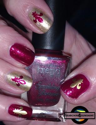 [Nails] Sunday ... Nails mit trend IT UP Sparkling Glamour  010 und miss sporty 312