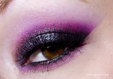 Black & Purple Edgy Holiday Makeup Look - Blogparade #wannabelike Jaclyn Hill Eye Makeup