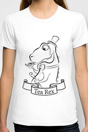 Tee Geschenk Tea Rex Shirt