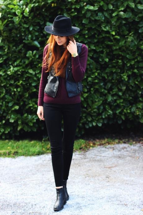OOTD: Sweater + Leather