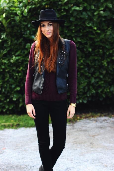 OOTD: Sweater + Leather