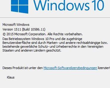 Windows 10 1511 wieder im Media Creation Tool