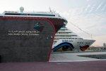 Premiere in Abu Dhabi: AIDAstella macht erstmals am neuen Cruise Terminal fest