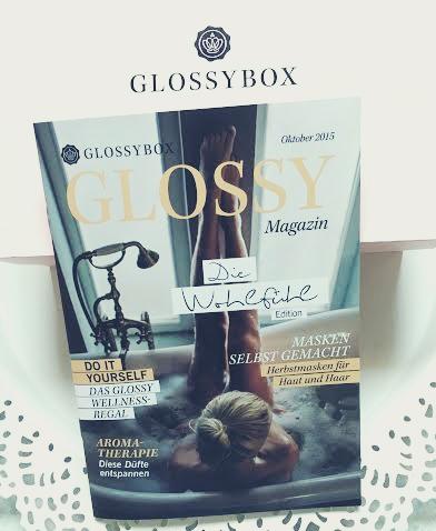 [Unboxing] Glossybox vom Oktober 2015 - Die Wohlfühl Edition