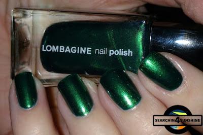 [Nails] #nailsreloadedchallenge - geometrisch mit LOMBAGINE 13 x-mas green