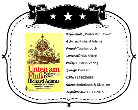 Richard Adams – Unten am Fluß: Watership Down