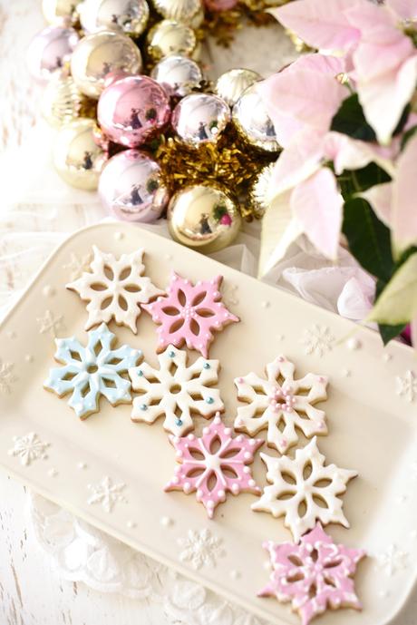Schneeflocken Kekse und Weihnachtsshop bei Blueboxtree Parties