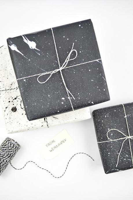 DIY Weihnachtliche Geschenkverpackung für Design-Liebhaber