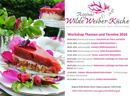 Wildkräuter- und Blütenküche Kochkurse 2016
