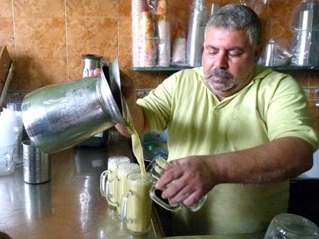 Ägyptischer Zuckerrohrsaft Zuckerrohr Ägypten Assab