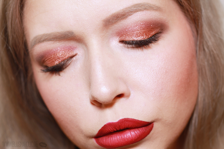 |#wannebelike Blogparade| Jaclyn Hill Red Ombré Lips & Glittery Copper Eyes