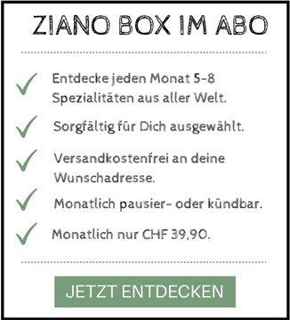 Ziano.ch Gourmet-Box im Abo