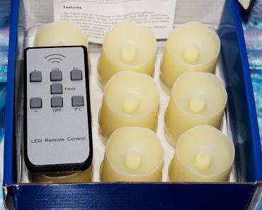 9er LED Kerzenset mit Timer, Fernbedienung & Batterien im Test