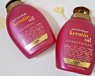 Review – Organix Anit-Breakage Keratin Oil Shampoo + Conditioner