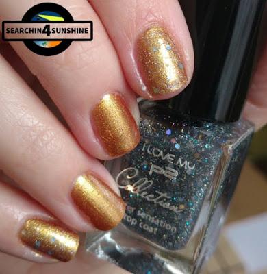 [Nails] Rival de Loop DELUXE SELECTION 04 GOLDEN CRUSH & I LOVE MY p2 Collection 010 midnight magic