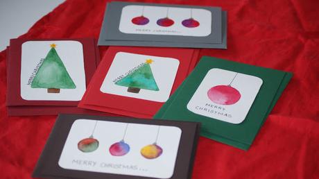Weihnachtskarten selber basteln (DIY)