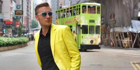 yellow suit in Hong Kong 2