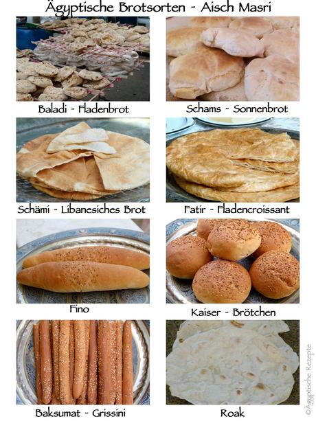 Ägyptische Brotsorten im Überblick