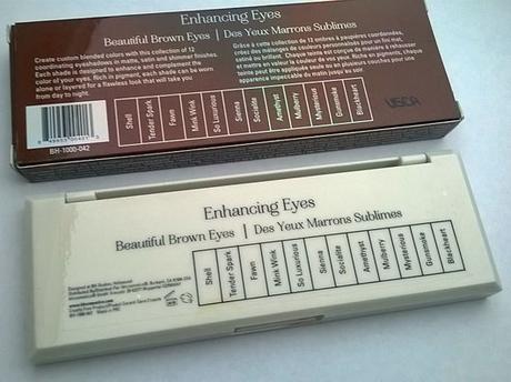 bhcosmetics Enhancing Eyes 12 Color Eyeshadow Palette, Farbe: Beautiful Brown Eyes