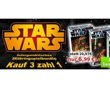 Spiele-Offensive Aktion - Kauf 3 zahl 1 - Star Wars Mitbringspiele