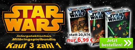 Spiele-Offensive Aktion - Kauf 3 zahl 1 - Star Wars Mitbringspiele