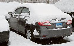 Ein goldenes Ticket und Schnee