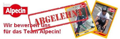 Team Alpecin Bewerbung abgelehnt