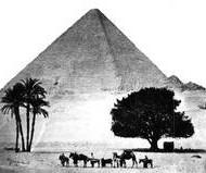 Die Pyramiden von Gizeh vor 1864. Wilhelm Hammerschmidt