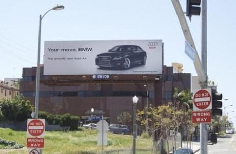 Werbeduell – Audi gegen BMW – Plakatwerbung