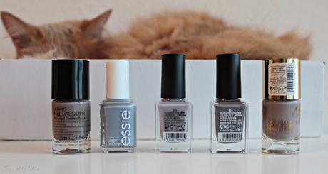grey, winter, nails, laquer, grey nails, catrice, essie, trend it up