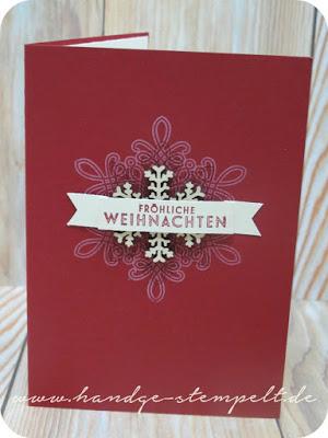 Weihnachtliches rot