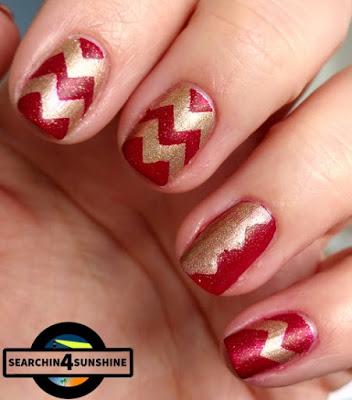 [Nails] Lackie in Farbe und ... bunt! GOLD mit essence 10 do you hear the jingle bells? & 13 rudolph's favorite