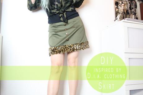 D.I.A CLOTHING INSPIRED SKIRT [DIY]