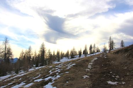 Winter hiking at Gerlitzen Alpe