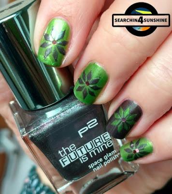 [Nails] Meine Weihnachtsnägel mit trend IT UP MAGICAL ILLUSION 030 & p2 the FUTURE is mine 040 solar eclipse
